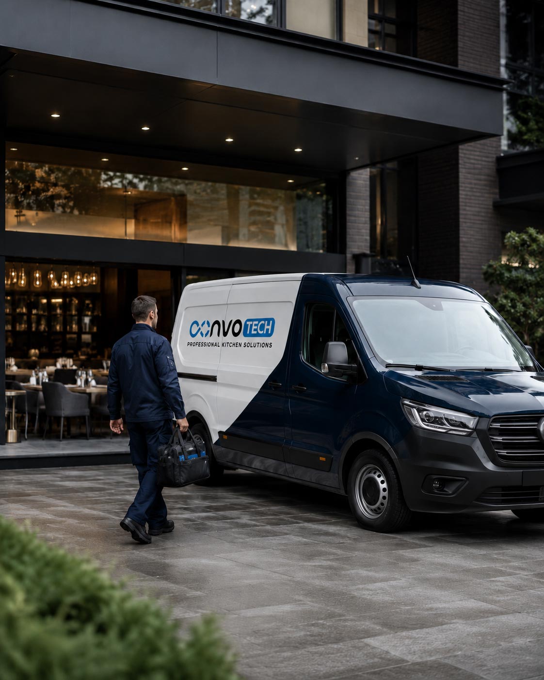 Сервизен автомобил на Convotech - мобилен сервиз на професионално оборудване Варна и региона