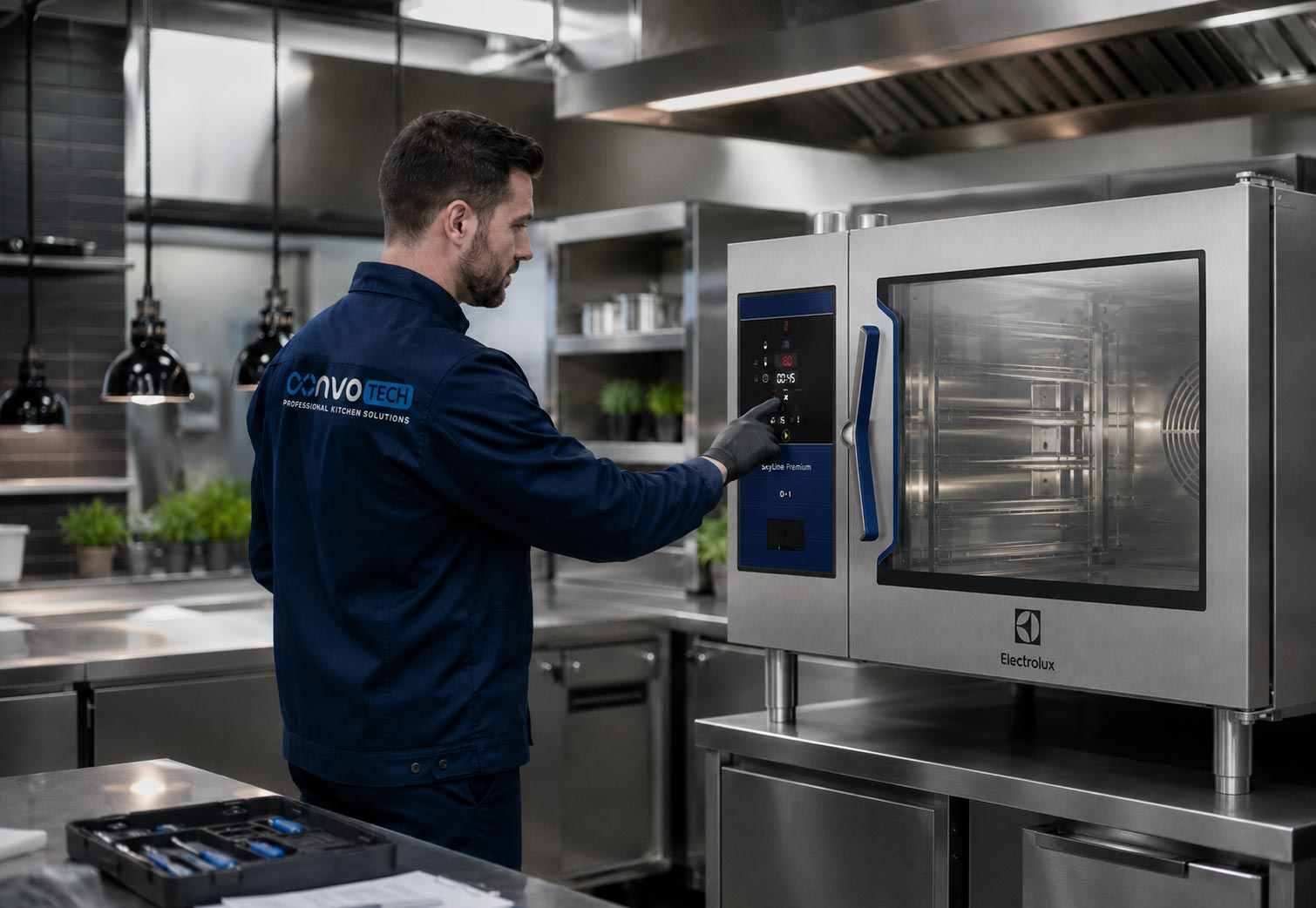 Сертифициран техник на Convotech обслужва Electrolux Professional оборудване Варна