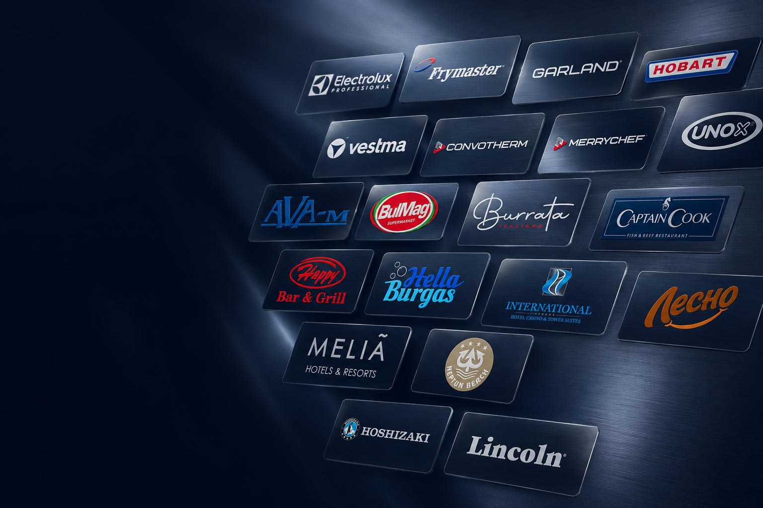 Партньори на Convotech - официален сервиз на Convotherm, Merrychef, Electrolux Professional, Hoshizaki и водещи марки оборудване Варна